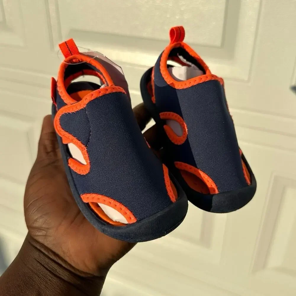OSHKOSH B'GOSH Unisex-Child‎ Swimmie SandalsToddler Size 6 Blue